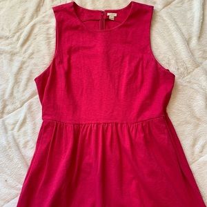 J. Crew Pink Pocket Dress